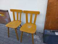 Krzesła drewniane typ 226 Jasienica lata 60/70te