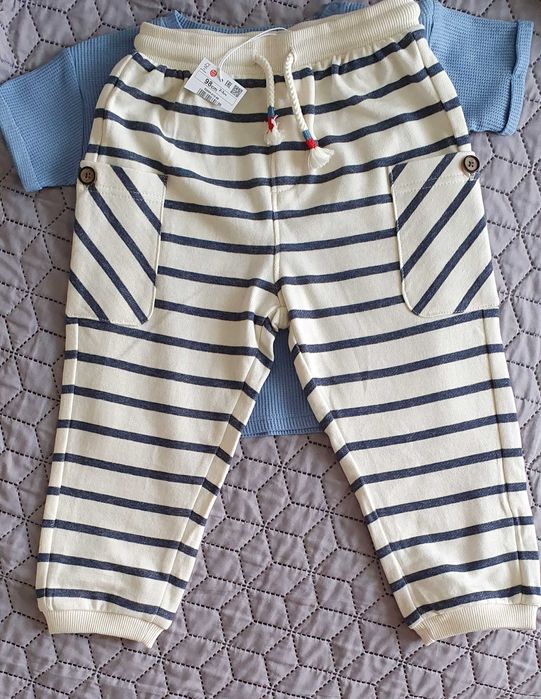 Zestaw ubrań dla chłopca spodnie bluzka T-shirt 92/98 reserved nowy!