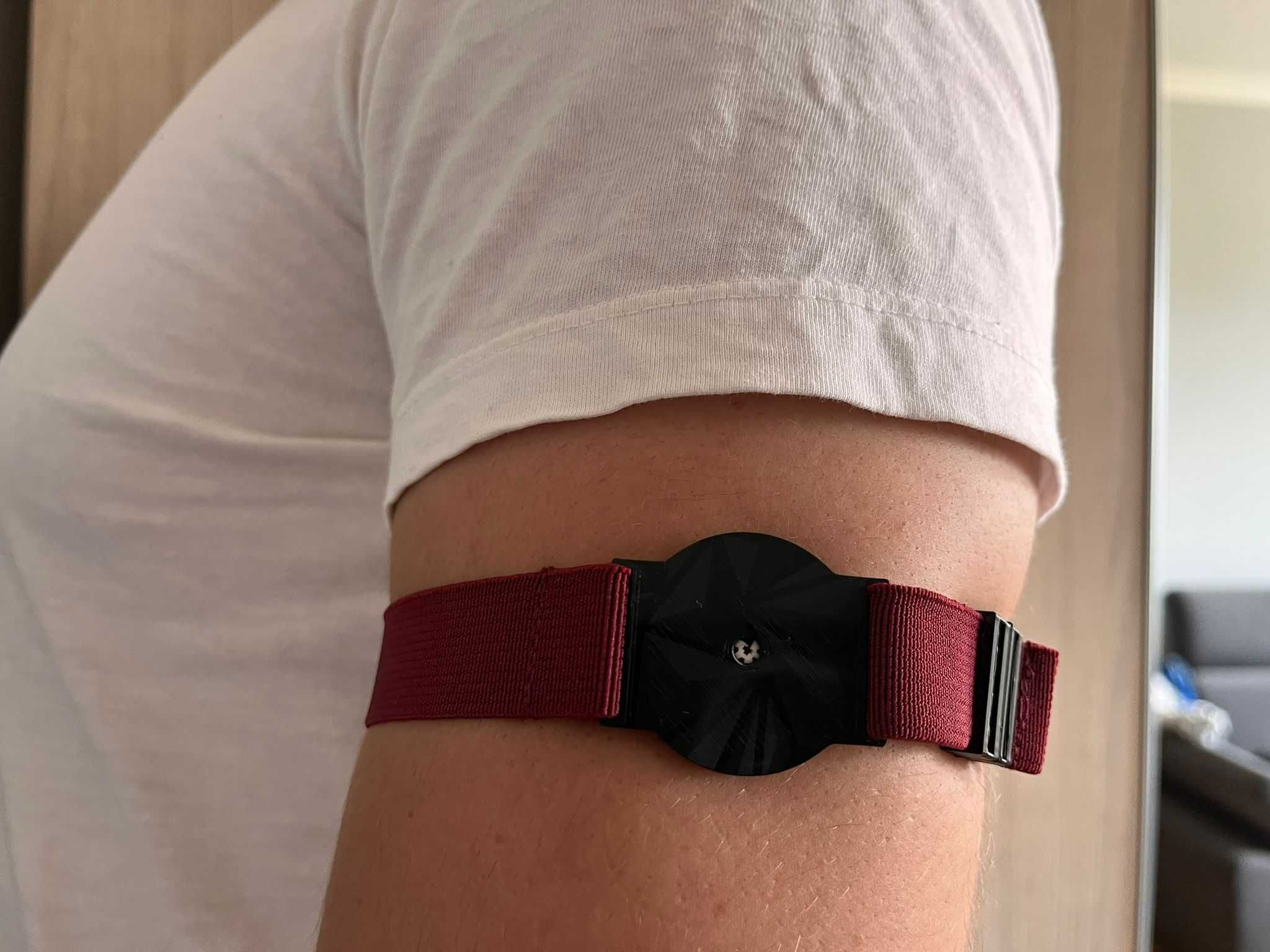 Opaska ochronna na sensor FreeStyle Libre 2 BORDO