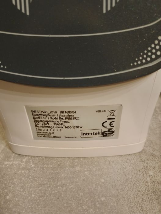 Żelazko używane prawie nowe