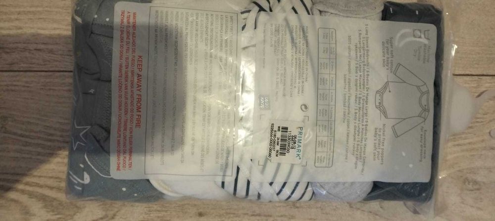 Body dziecięce z długim rękawem 24-36 miesięcy, 98 cm nowe  5 sztuk