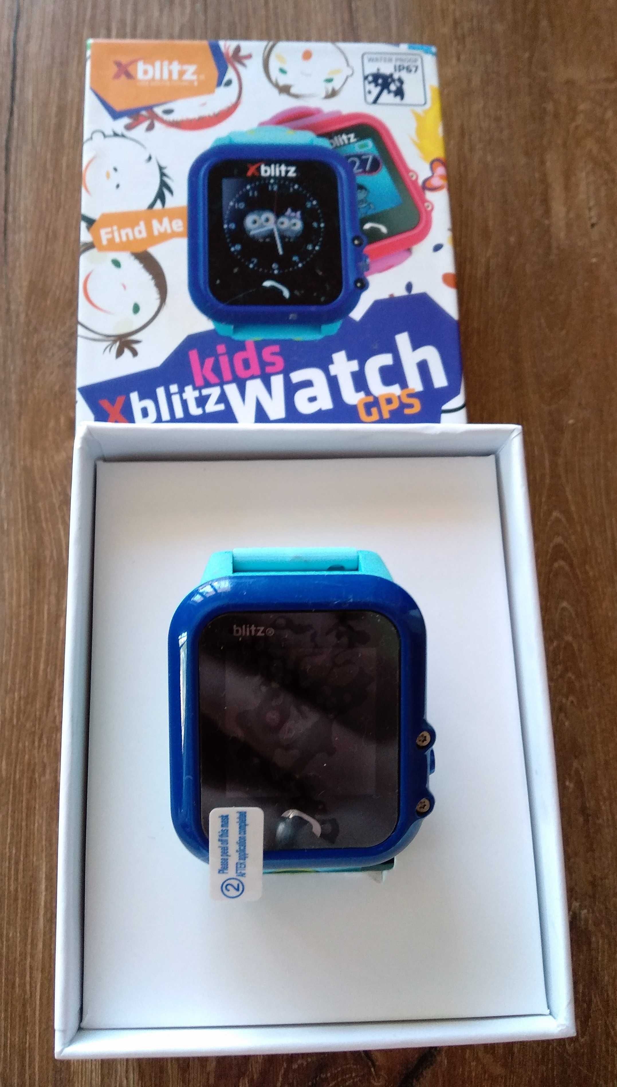 Smartwach xblitz kids niebieski używany