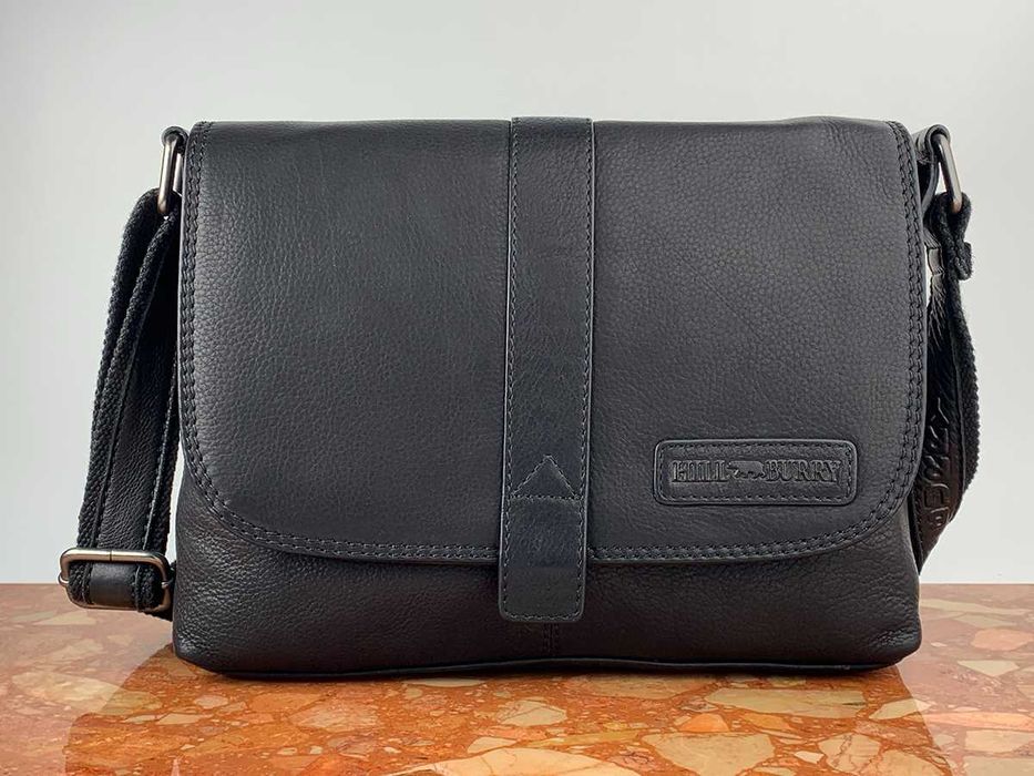 Сумка мужская кожаная Hill Burry 3094 Германия, сумка чоловіча шкіряна