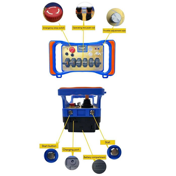 Радиоуправление гидравлическими кранами, манипуляторами. Радиопульт