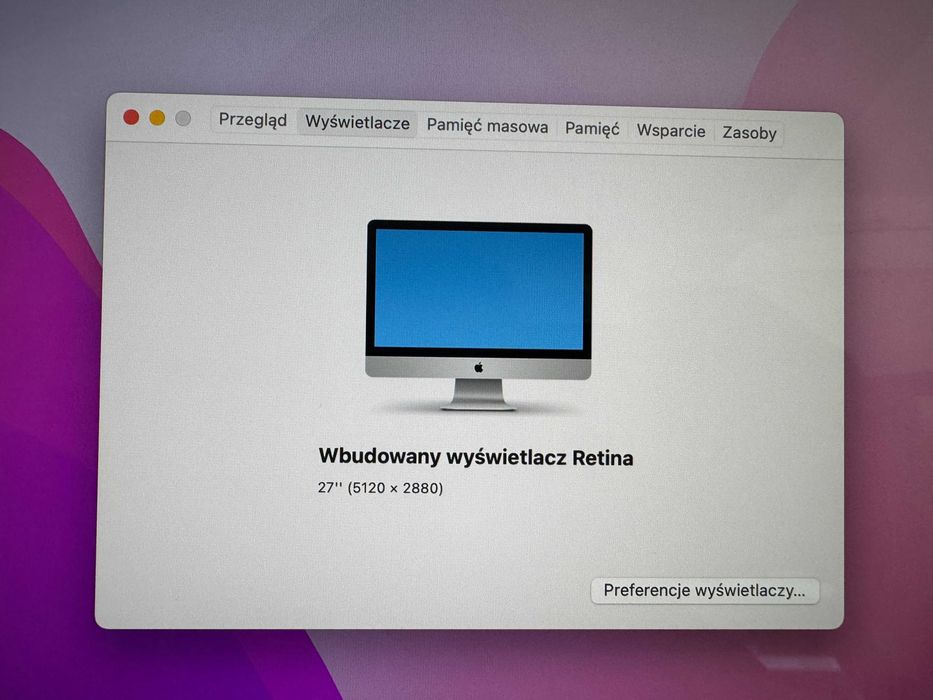 iMac 27" Retina 5K A1419 (EMC 2834, Late 2015) 5K
