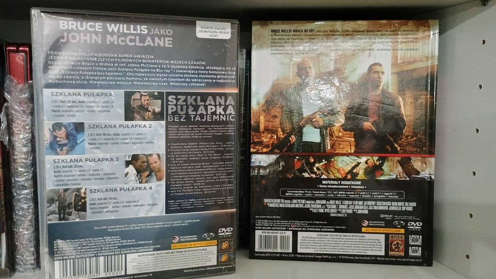 Szklana pułapka film dvd komplet 1-5 25 lecie kolekcja dvd