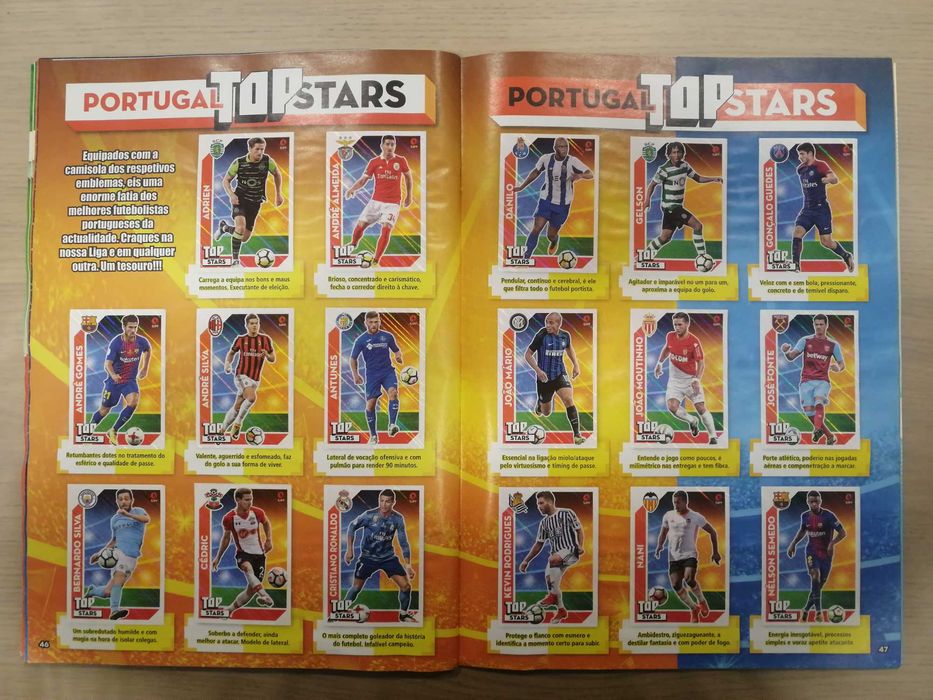 Caderneta Futebol 2017-18 - Panini [Completa]