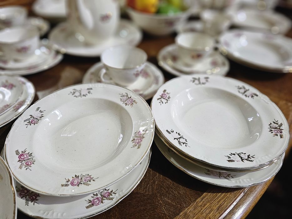 Serwis obiadowo kawowy Boch 51 części #1478 Stylowy Węgrów