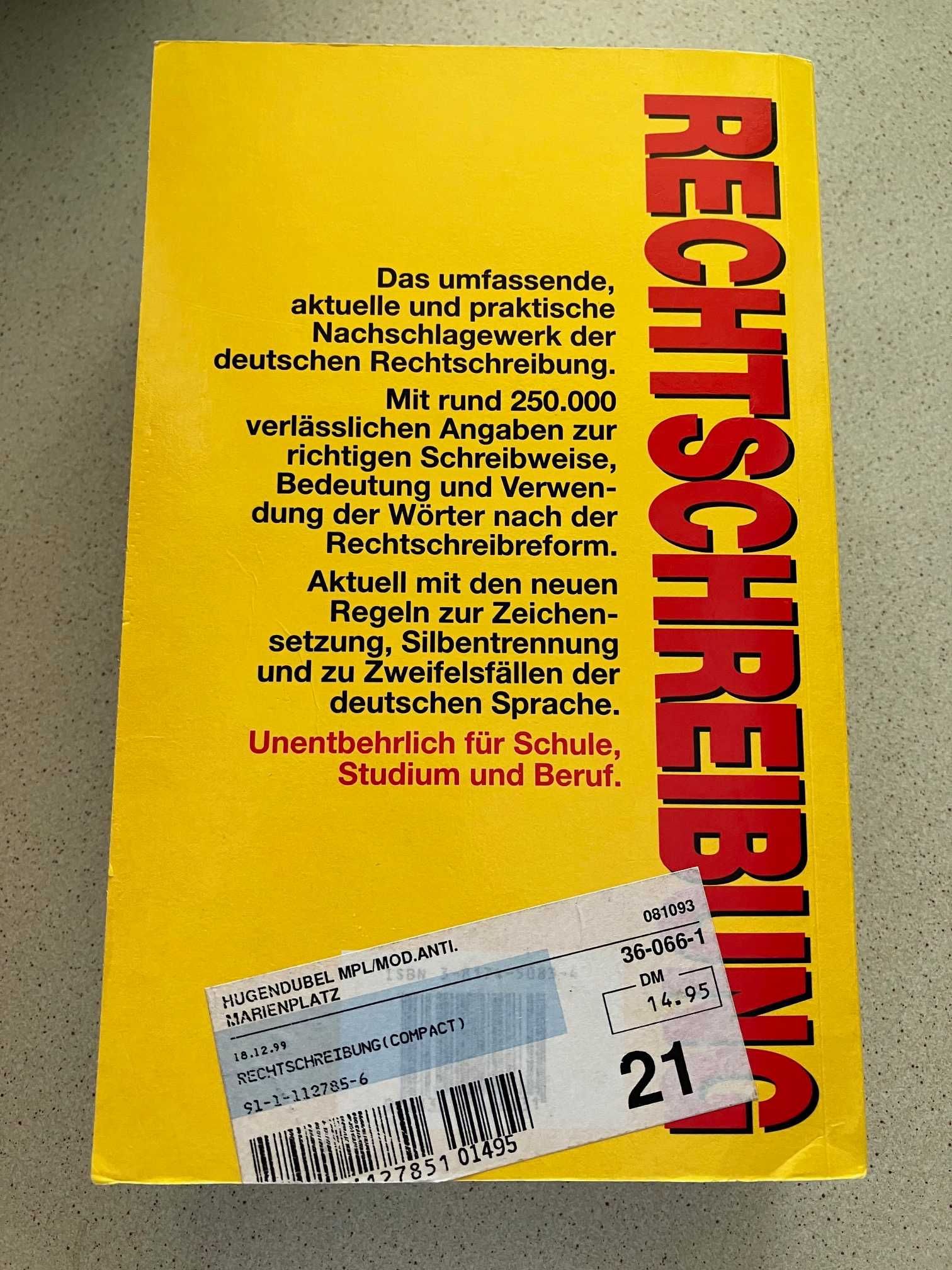 Słownik niemiecki Grosswörterbuch Neue Deutsche Rechtschreibung