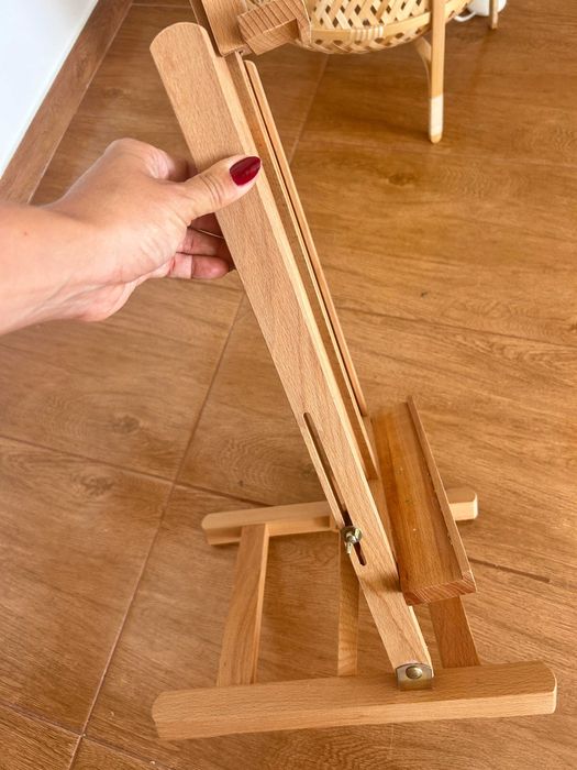 Cavalete de mesa ajustável - 63 cm - em madeira