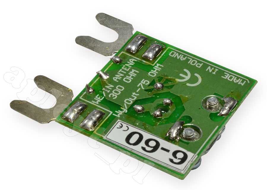 Symetryzator antenowy szerokopasmowy SA I-V 6-60 BADMOR