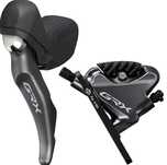 Shimano GRX ST-RX810-L+BR-RX810-F Disc Brake front 1000mm