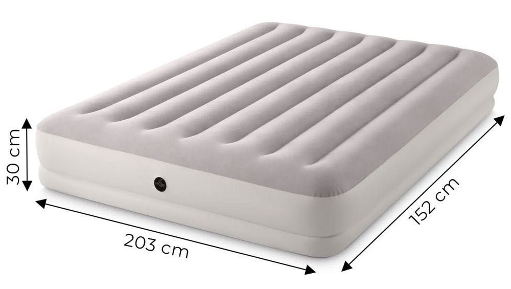 Materac Dmuchany Intex 64179 • Dwuosobowy • 203x152x30 Cm • Z Pompką