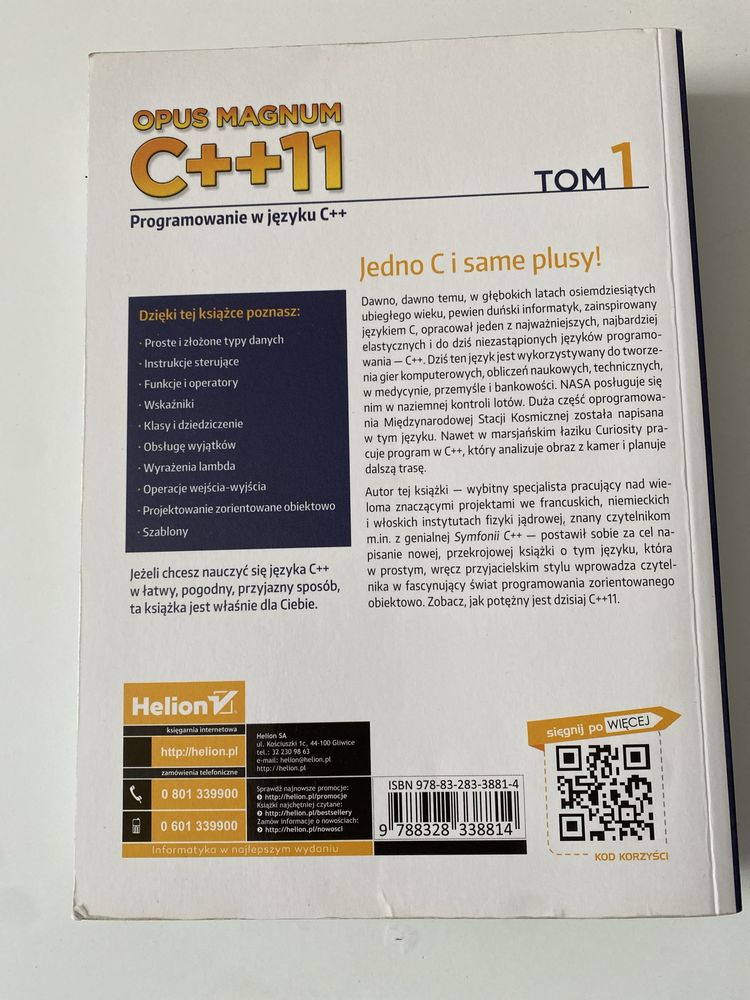 Jerzy grębosz - opus magnum c++11 programowanie c++ 11