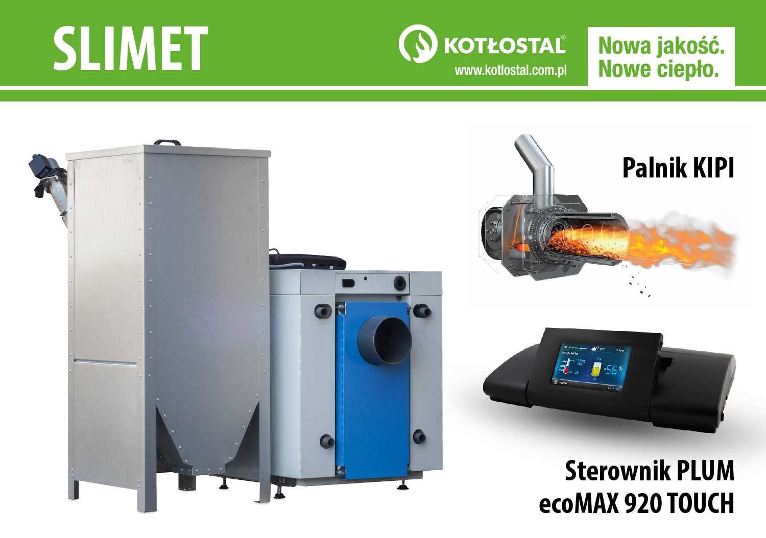 Kocioł na pellet SLIMET moc 20 kW