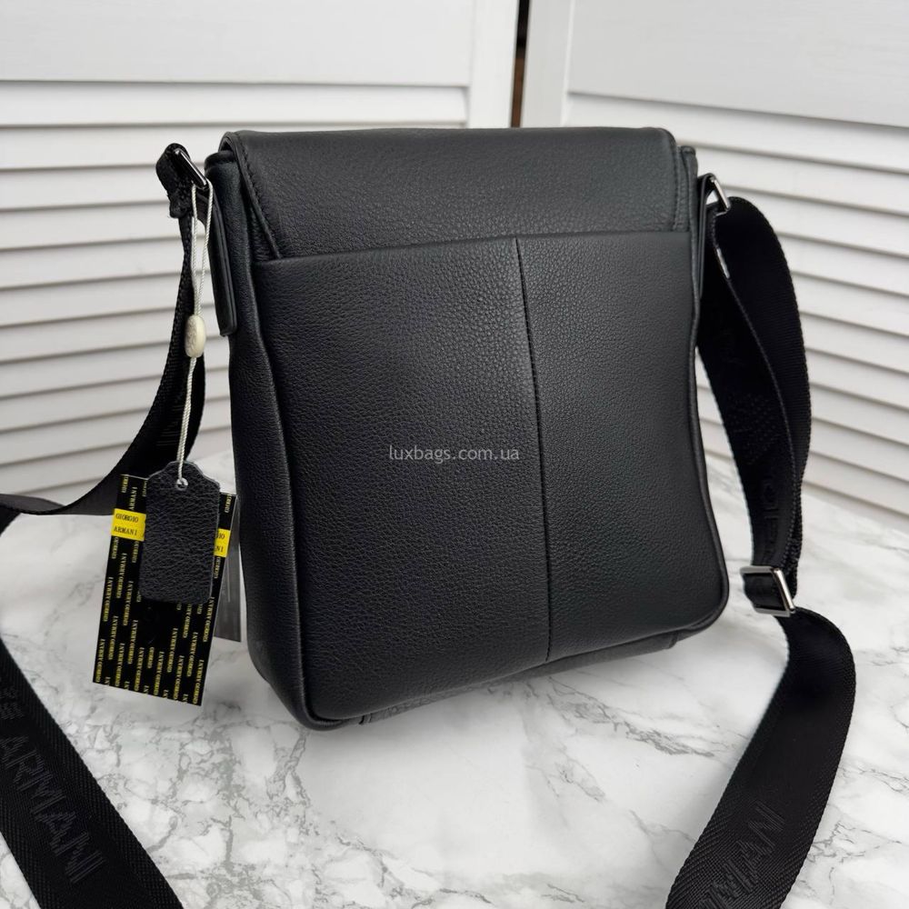 Качественная мужская кожаная сумка Armani Армани