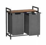 Kosz na pranie 2-komorowy 2x46l
