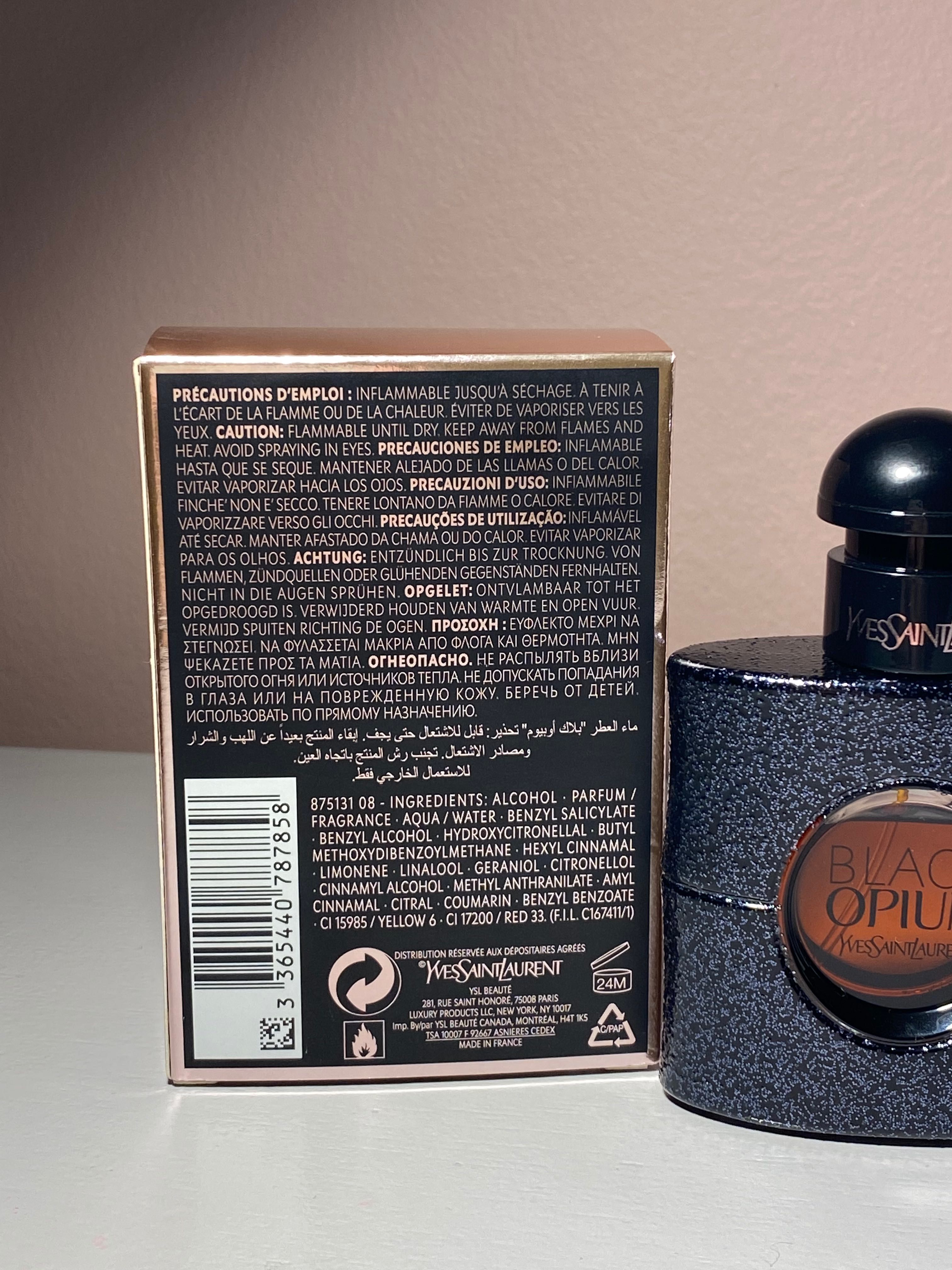 Perfumy YSL ysl black opium eau de parfum vapirisateur