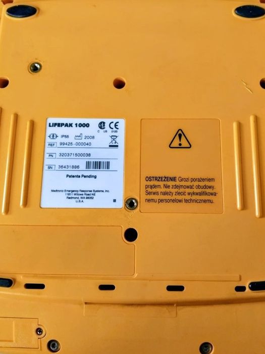Defibrylator Medtronic LIFEPAK 1000 - bez bateri