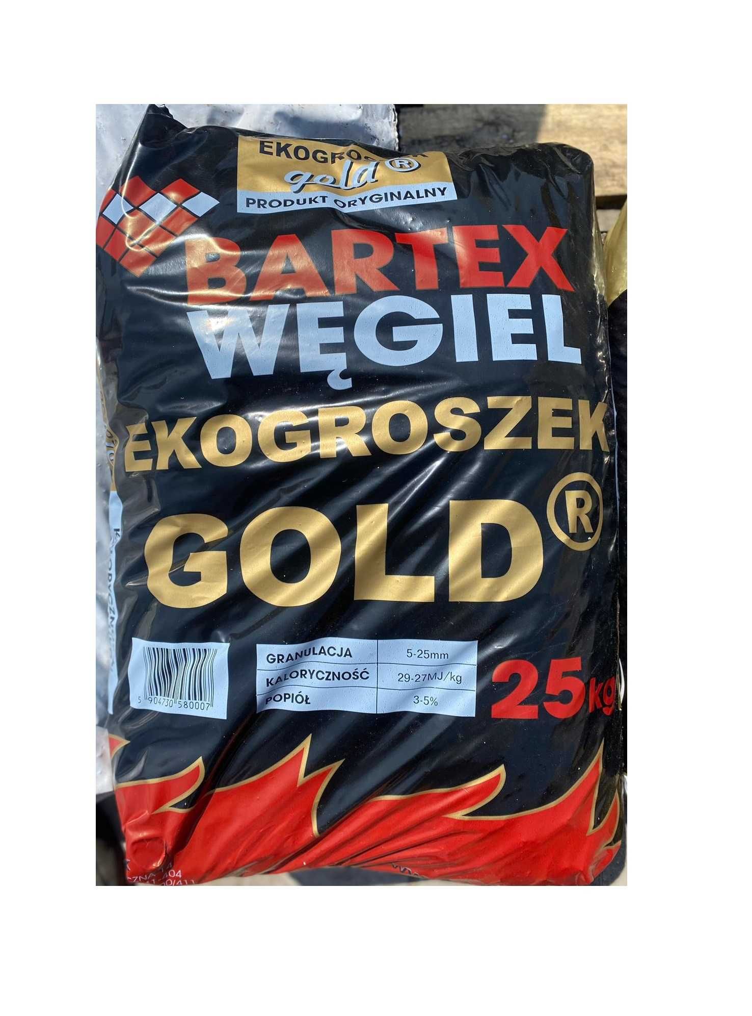 Ekogroszek Bartex Gold 27-29 MJ/kg transport winda lub HDS