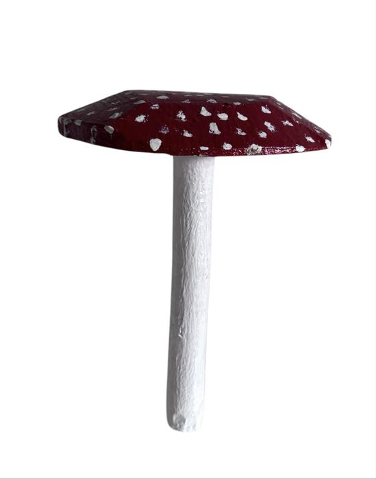 Grzybek muchomor ozdoba do ogrodu retro prl