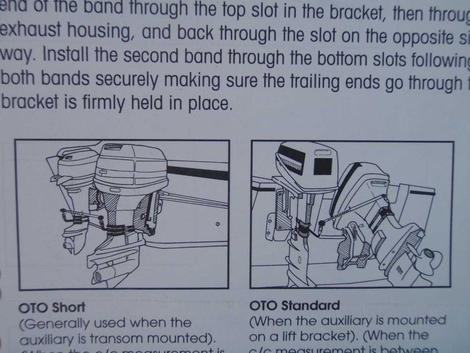 Polaczenie silnika ratunkowego z glownym - silniki zaburtowe E.Z.STEER