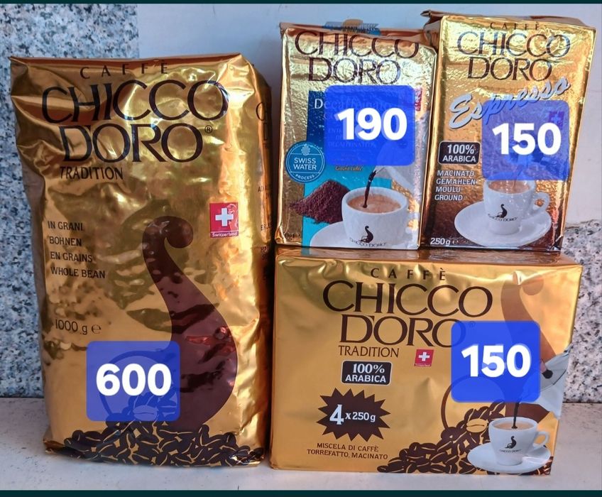 Кофе молотый и зерно Chicco Doro 100% арабика , Швейцария