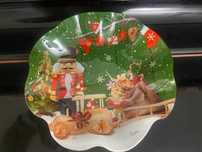 Prato de Natal decoupage