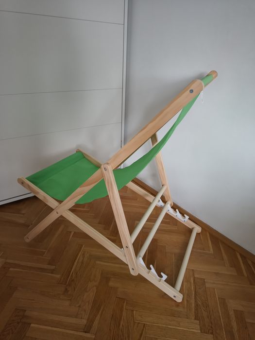 Leżak plażowy drewniany