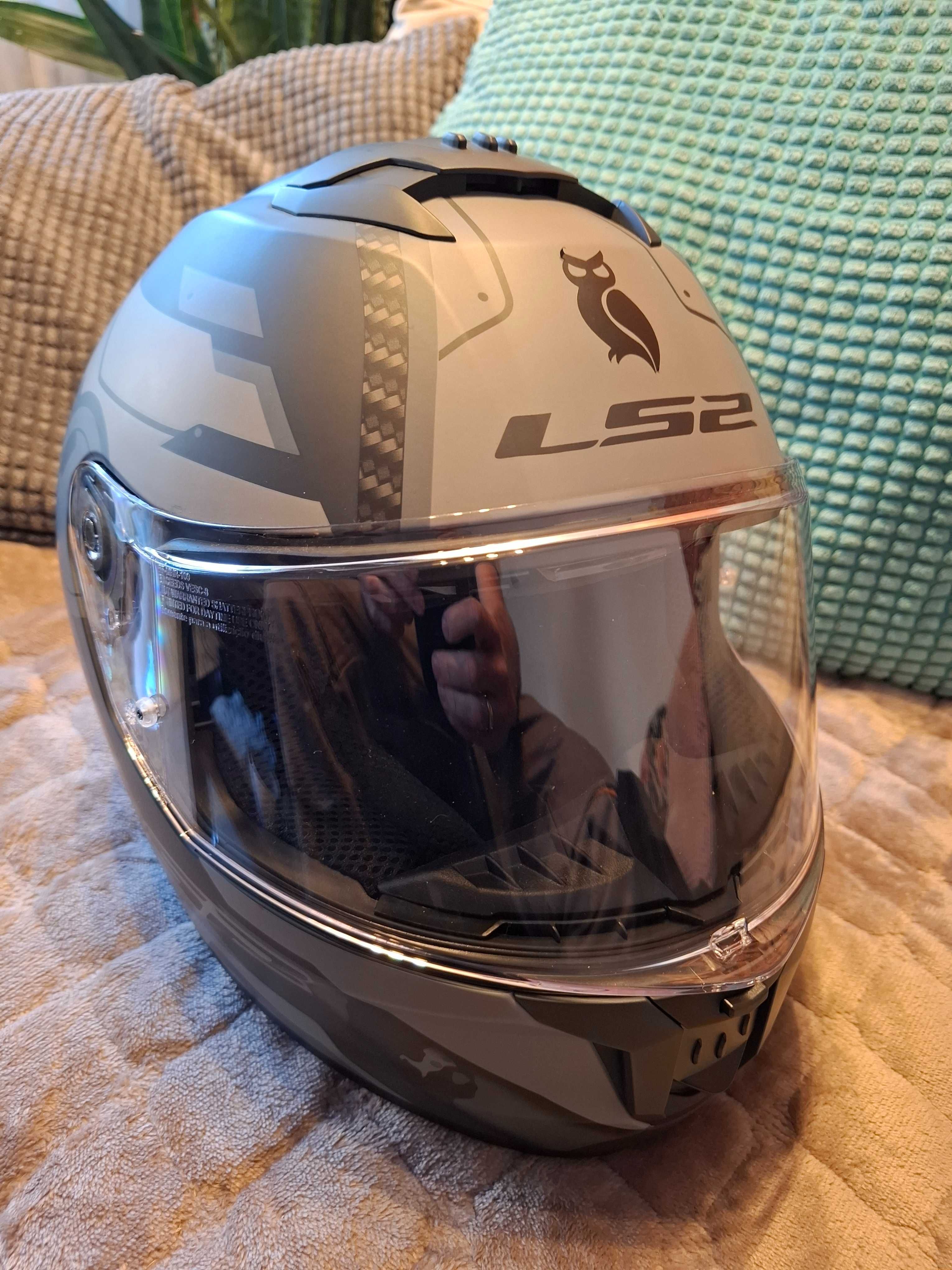 Kask LS2 STREAM II SHADOW M.tit. GREY - Rozmiar M - nieużywany