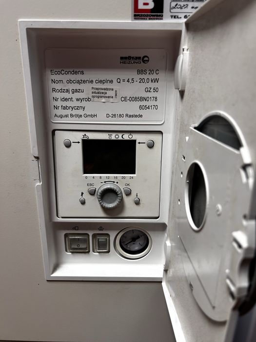 Sprzedam kocioł Eco Condens BBS 20c + regulator QAA75