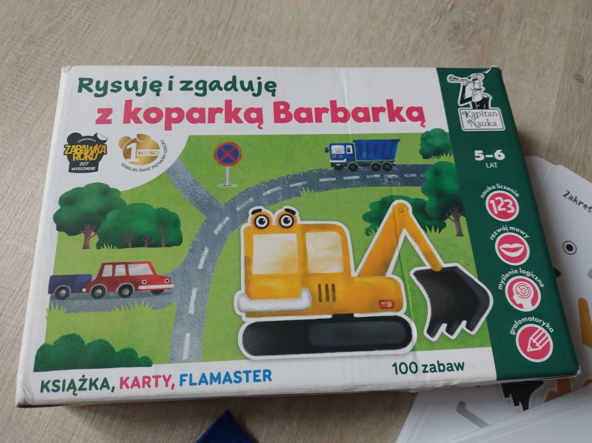 Rysuję i zgaduję z koparką Barbarką - Kapitan Nauka (5-6 lat)