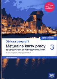 Książka - Oblicza geografii - Maturalne karty pracy 3