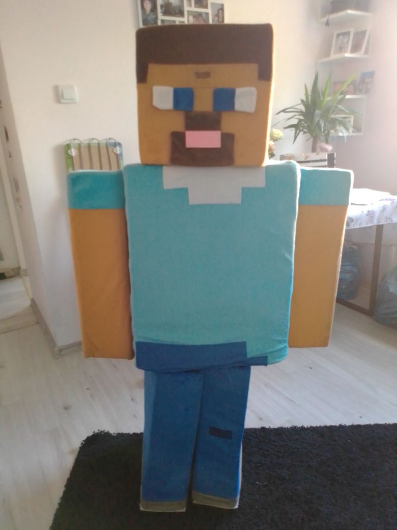 Minecraft kostium strój Steve do 188 cm