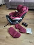Fotelik BeSafe iZi Twist i-Size 360 burgundowy, bezwypadkowy z kartą.