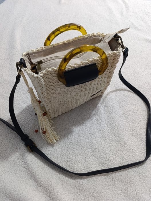 Плетена сумка літо