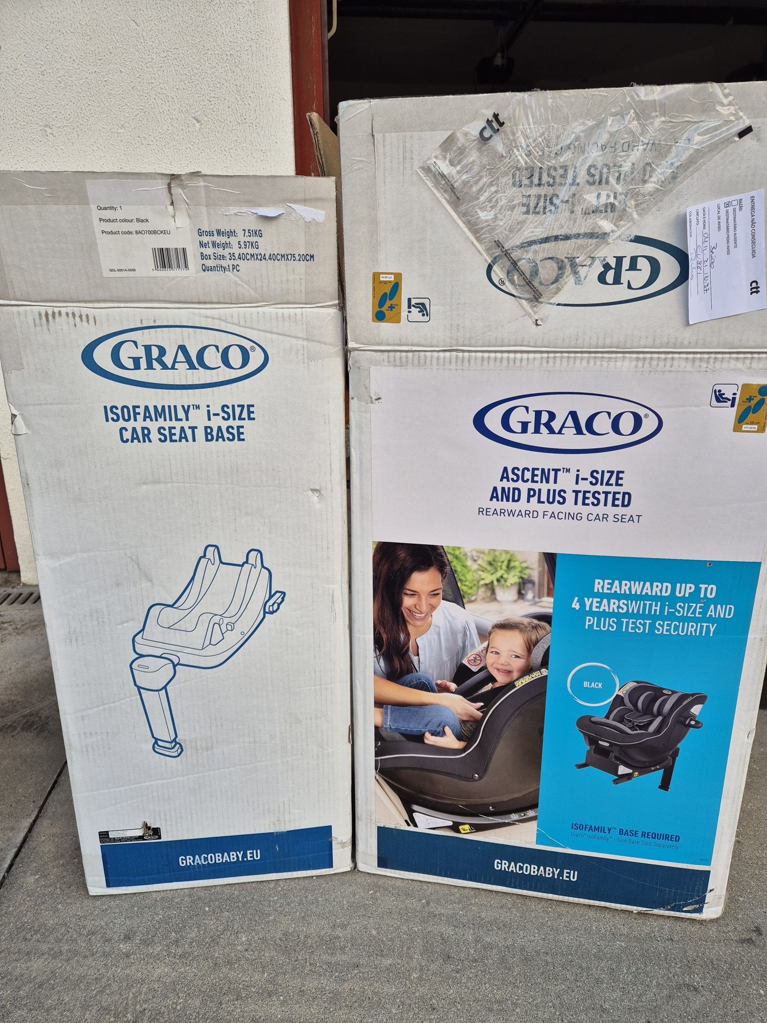 Cadeira auto Graco Ascent I-SIZE