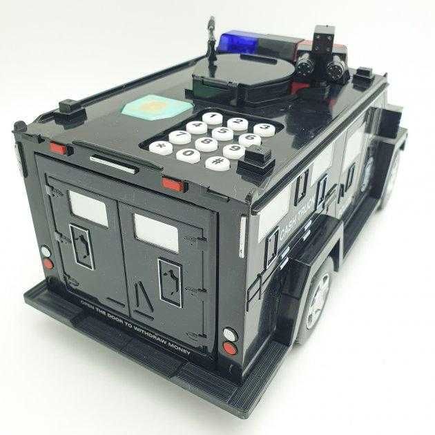 Дитячий сейф скарбничка з кодом і відбитком пальця Машина поліції LEGO