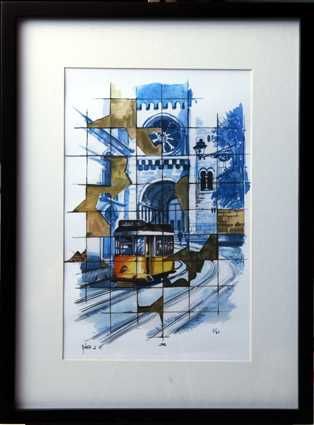 Serigrafia numerada assinada pelo autor. Série limitada