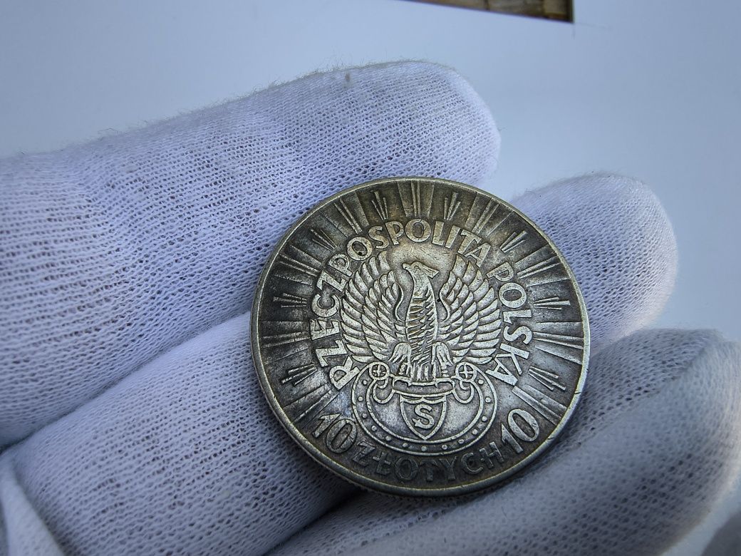 10 złotych 1934 rok Piłsudski orzeł strzelecki