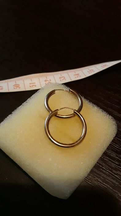 Sprzedam kolczyki złote koło damskie