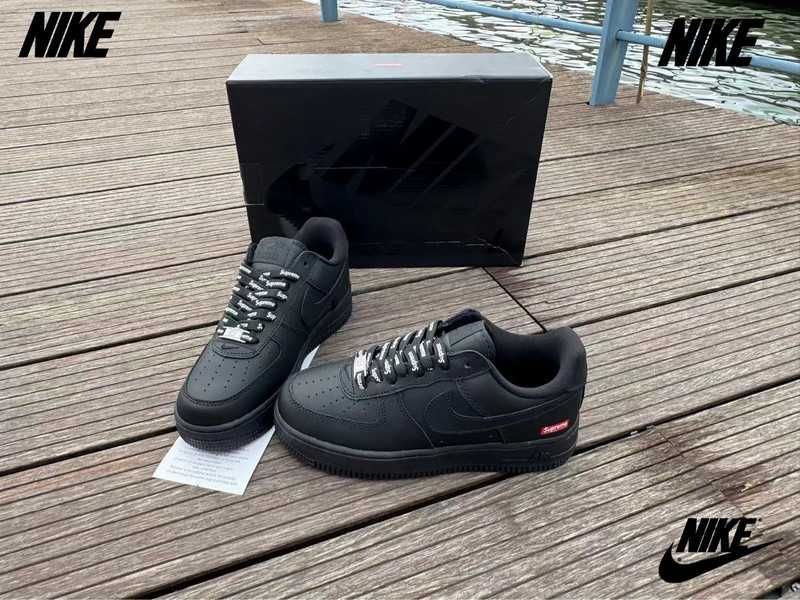 Buty damskie Trampk NIKE AIR Force 1 Supreme czarny R.36.5