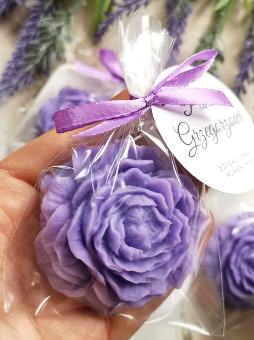 Podziękowanie mydło piwonia upominek zakończenie roku nauczyciela