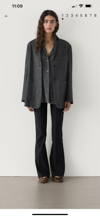 Новый стильный пиджак оверсайз Massimo dutti S