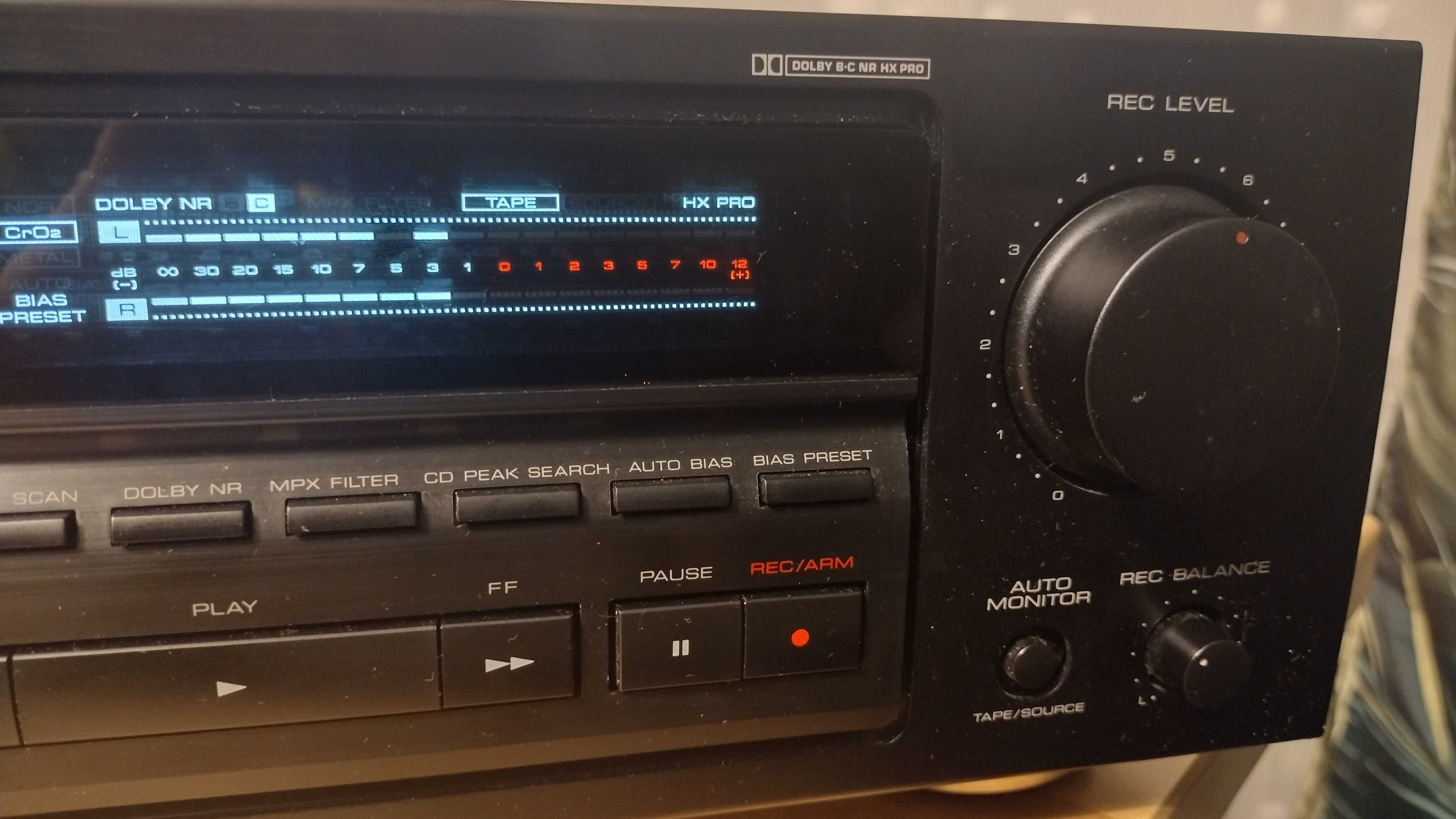 Kenwood kx 7030 magnetofon 3 głowice