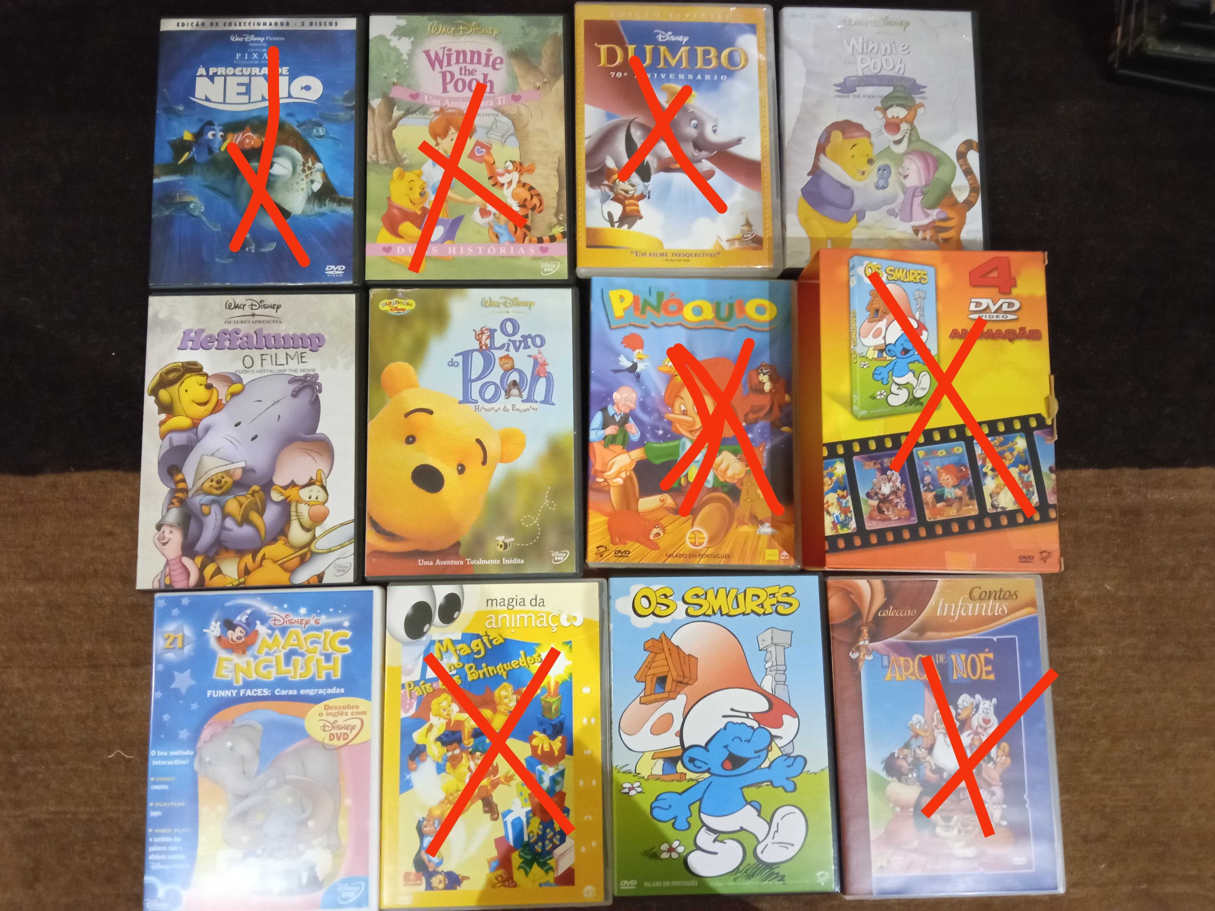 77 DVDs de Criança e Adulto