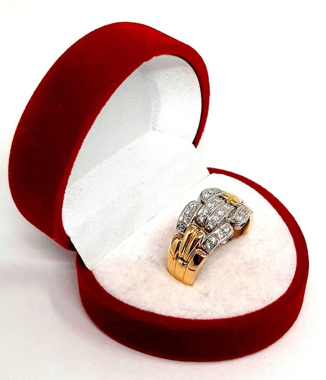 Złoty pierścionek z Diamentami 0,33ct PR.585 W:5,68gr R.16 InterSKLEP