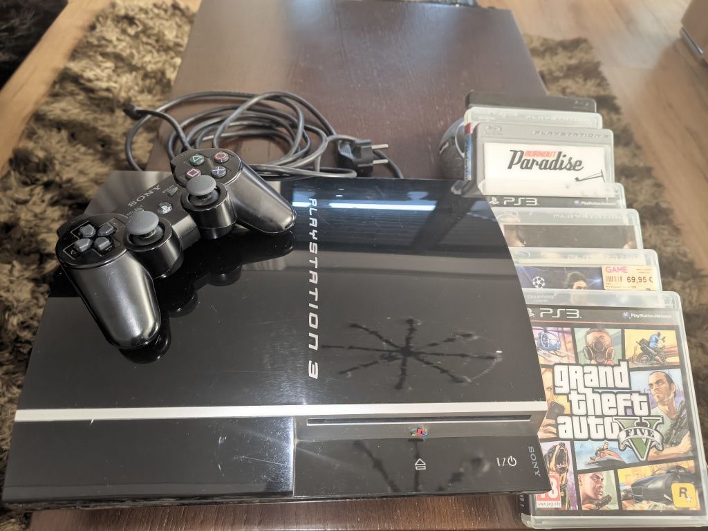 PlayStation 3 com 7 jogos