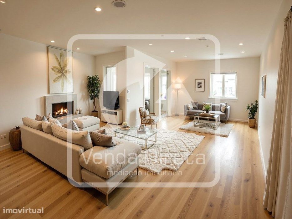 Apartamento T4 com lareira e 2 lugares de estacionamento | Quinta d...