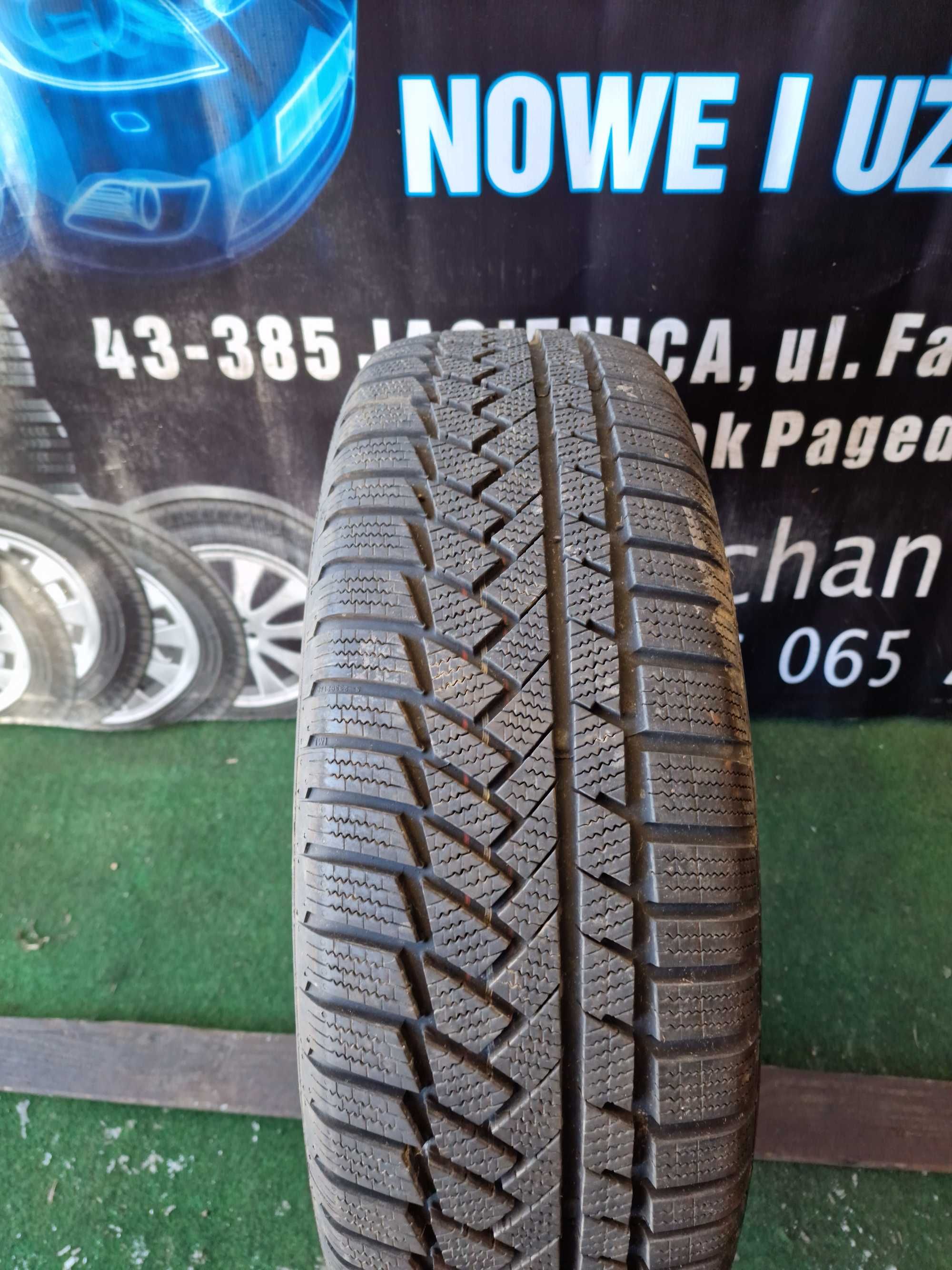215/60/18 Opona zimowa Continental TS850P SSR pojedyncza jak Nowa 9.5m